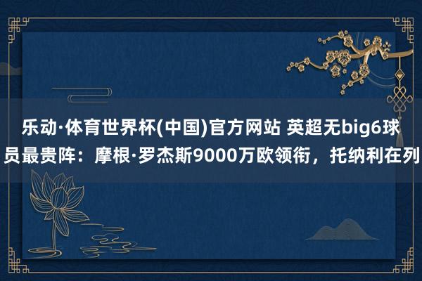 乐动·体育世界杯(中国)官方网站 英超无big6球员最贵阵：摩根·罗杰斯9000万欧领衔，托纳利在列